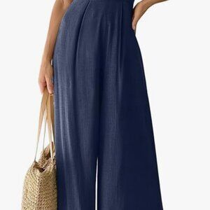 Anrabess Navy Jumpsuit